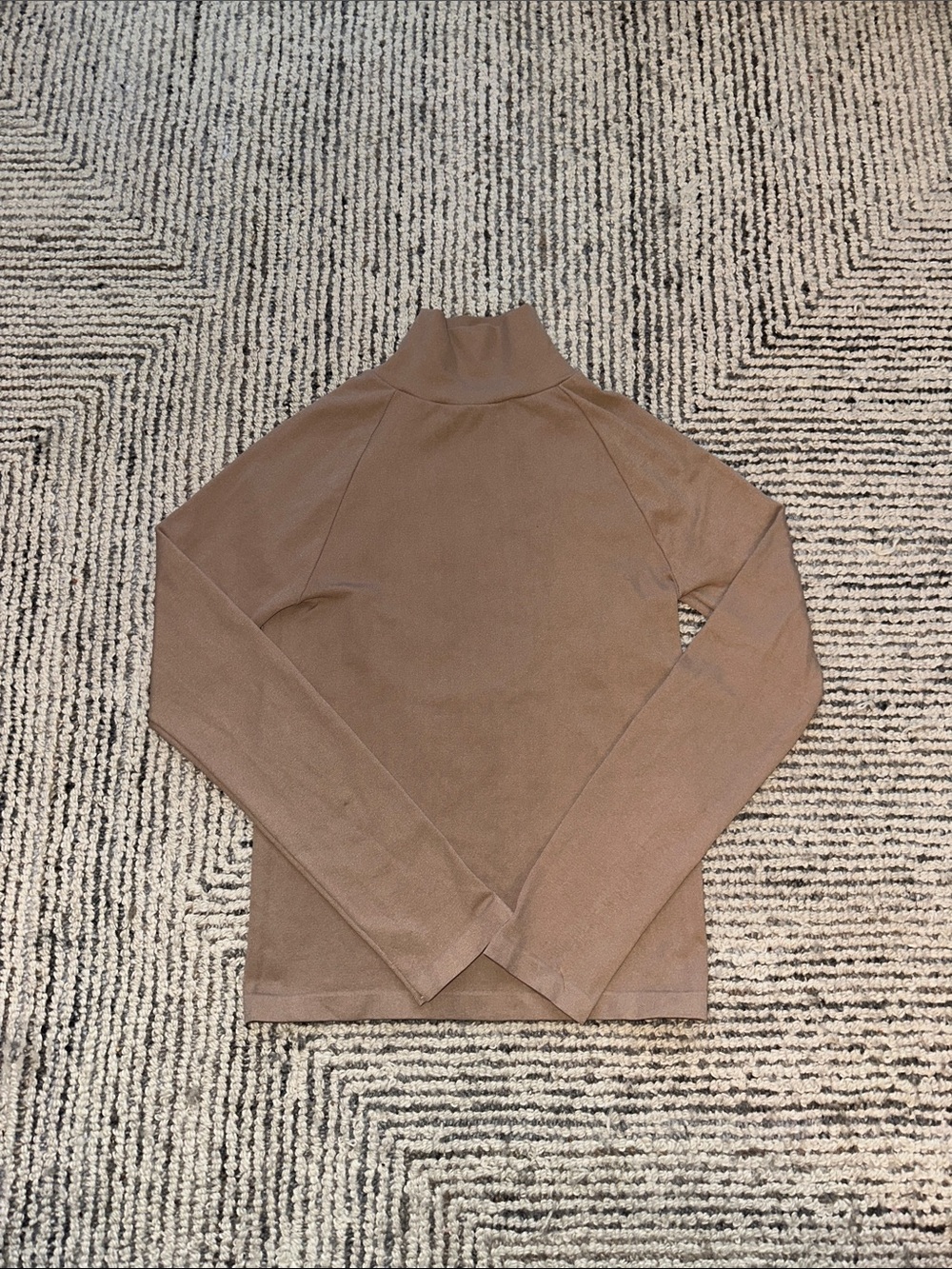 Intimately By Free People Long Sleeve Open Back Turtleneck - Taupe